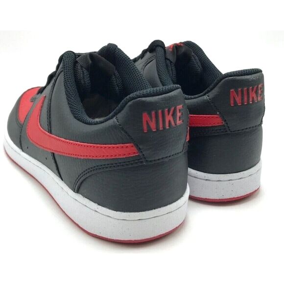 *NEW* MEN Nike Court Vision Low Next Nature Black/Red Shoes 11.5 - Picture 5 of 5